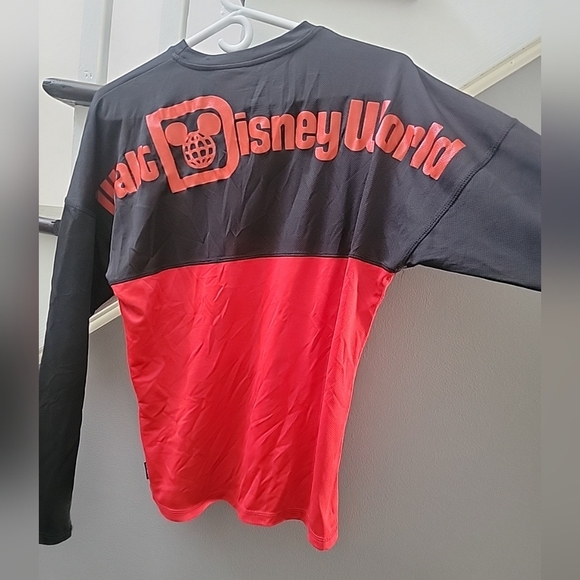 Spirit Jersey Small Black Red Disney World Athleticwear  Mickey Mouse Logo - Picture 4 of 5